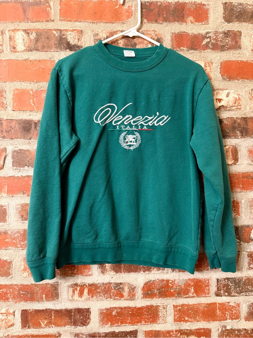 T216 -Venezia Teal Green Crewneck Sweatshirt